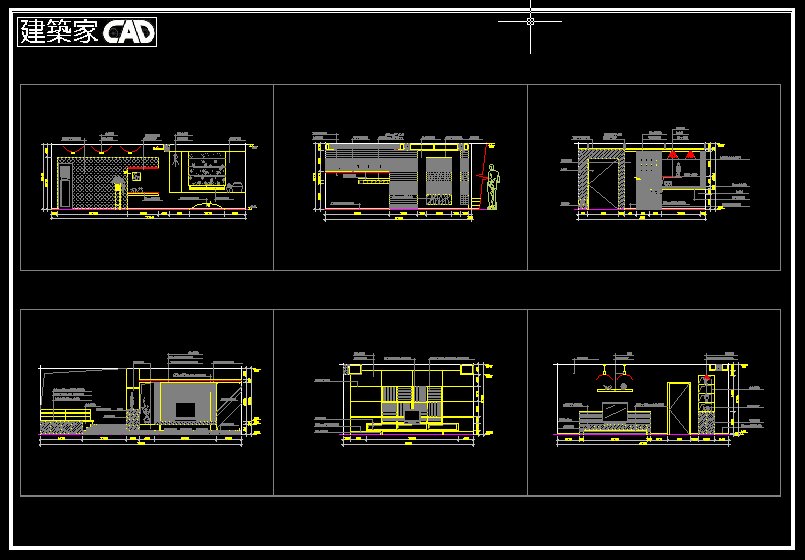 室內立面 DWG 預覽